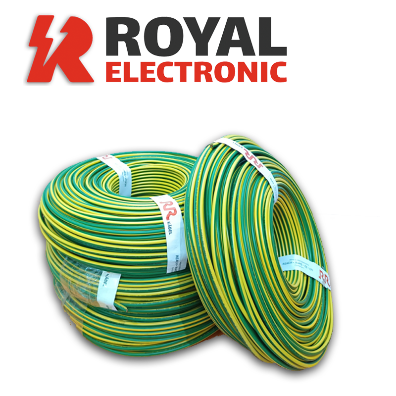 RR Cable 6.0mm² Green-Yellow