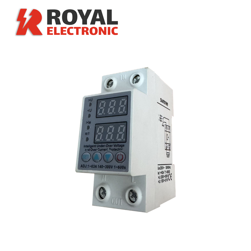Suntree Over Under Voltage Protector 4 Pole 3L+N 380V 63A