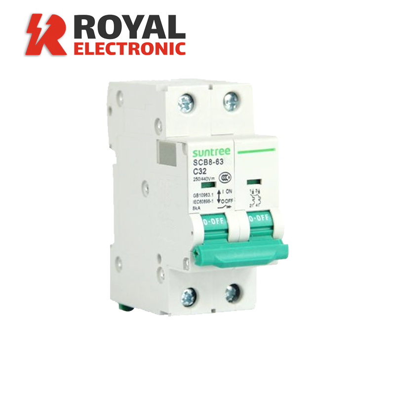 Suntree | Ac MCB SCB8-63 400V 2P 6A