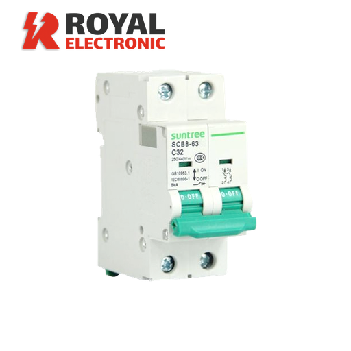 Suntree | Ac MCB SCB8-63 400V 2P 32A